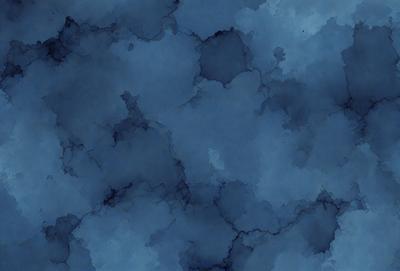 The primary subject of the image is a blue sky with clouds. The setting is a cloudy sky, and the visual style is a digital art or illustration. The dominant colors are blue and white, creating a calm and serene atmosphere.
