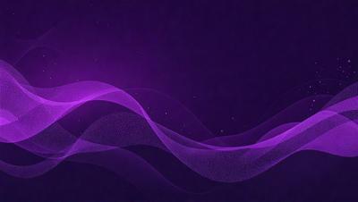 The primary subject of the image is a purple background with a wave-like pattern. The setting is a dark background, and the visual style appears to be a digital art or illustration. The dominant colors are purple and black, creating a moody and dramatic atmosphere.