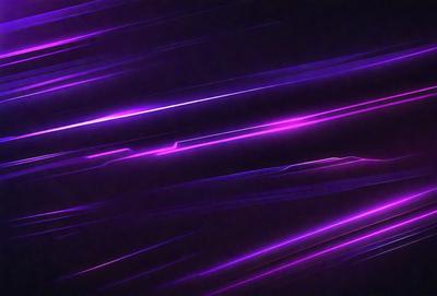The primary subject of the image is a purple light streak or blur, which appears to be a digital art or illustration. The setting is a dark background, and the visual style gives the impression of a fast-moving or dynamic scene. The colors and mood of the image are predominantly purple, creating a sense of movement and energy.