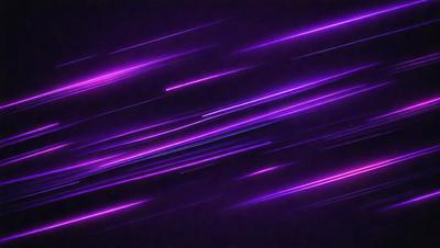 The primary subject of the image is a purple light streak or lightning bolt, which appears to be moving or blurring. The setting is a dark background, which contrasts with the purple light streak. The visual style is a combination of a photo and digital art, as the purple light streak is captured in a blurred manner, giving it a dynamic and artistic appearance. The colors and mood of the image are predominantly purple, creating a sense of movement and energy.