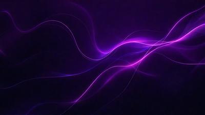 The primary subject of the image is a purple lightning bolt, which is the main focus of the image. The setting is a dark purple background, creating a dramatic and moody atmosphere. The visual style is a digital art or illustration, as the lightning bolt is depicted in a stylized manner. The colors and mood of the image are predominantly purple, with the lightning bolt being the most prominent and eye-catching element.