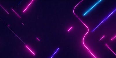 The image features a purple background with a series of pink lines and shapes. The lines and shapes are scattered throughout the background, creating a visually interesting and dynamic scene. The primary subject of the image is the purple and pink lines, which are the main focus of the visual style. The setting appears to be a dark or black background, which contrasts with the bright colors of the lines and shapes. The overall atmosphere of the image is vibrant and energetic, with the pink lines and shapes adding a sense
