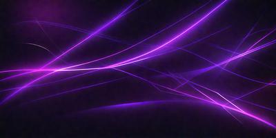 The primary subject of the image is a purple light, which appears to be a neon light or a purple laser. The light is shining through a dark background, creating a striking visual effect. The setting is a dark room, and the visual style is a combination of a photo and a digital art or illustration. The colors and mood of the image are predominantly purple, creating a sense of mystery and intrigue.