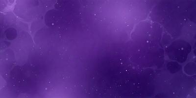 The primary subject of the image is a purple sky filled with stars. The setting is a night sky, and the visual style appears to be a photo of the night sky. The colors and mood of the image are predominantly purple, creating a serene and peaceful atmosphere.