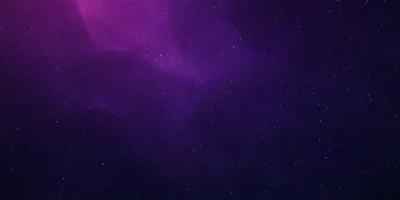 The primary subject of the image is a purple sky filled with stars. The setting is a night sky, and the visual style appears to be a photo of the night sky. The colors and mood of the image are predominantly purple and dark, creating a serene and peaceful atmosphere.