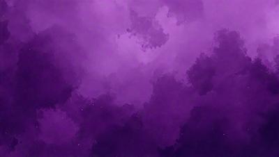 Purple clouds in a purple sky.