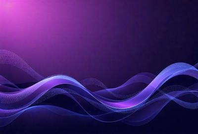 The primary subject of the image is a purple wave, which is the main focus of the scene. The wave is set against a purple background, creating a visually striking and unique visual style. The overall atmosphere of the image is one of calmness and tranquility, as the purple wave gently flows across the screen.