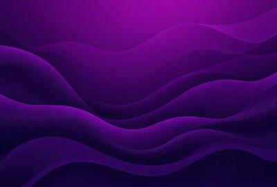 Purple Waves: The primary subject of the image is a purple wave pattern, which is the main focus of the image. The setting is a purple background, which complements the wave pattern. The visual style is a digital art or illustration, creating a unique and artistic representation of the wave pattern. The colors and mood are predominantly purple, giving the image a calming and serene atmosphere.