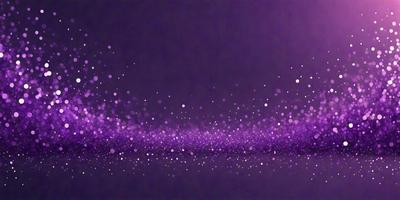 The primary subject of the image is a purple background with a purple and white star pattern. The setting is a dark room, and the visual style is a digital art or illustration. The colors and mood of the image are predominantly purple, creating a calm and serene atmosphere.