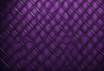 The primary subject of the image is a purple patterned wallpaper. The setting is a purple wall with a patterned design. The visual style is a close-up of the purple wallpaper, showcasing its intricate design. The colors and mood of the image are predominantly purple, creating a calm and soothing atmosphere.