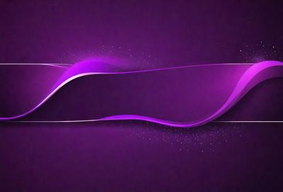 The primary subject of the image is a purple, curved, and flowing design. The setting is a purple background, which complements the design. The visual style is a digital art or illustration, creating a unique and eye-catching pattern. The colors and mood of the image are predominantly purple, giving it a calm and soothing atmosphere.