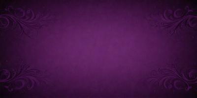 Purple background with a patterned design.