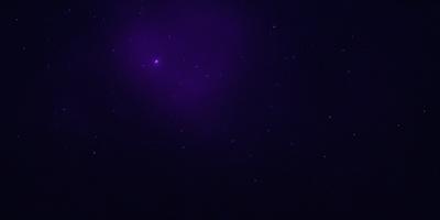 The image features a purple sky with a few stars scattered throughout the scene. The primary subject is the night sky, which is the setting and background of the image. The visual style is a combination of a photo and digital art, creating a unique and artistic representation of the night sky. The colors and mood of the image are predominantly purple, giving it a serene and peaceful atmosphere.