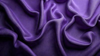 Purple fabric with a silky texture.