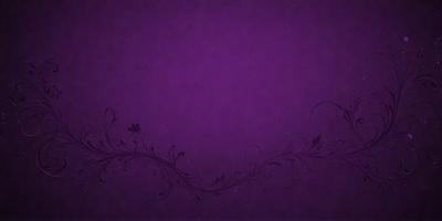 The primary subject of the image is a purple background with a decorative design. The setting is a wall, and the visual style is a combination of digital art and illustration. The dominant colors are purple and green, creating a calm and soothing atmosphere.