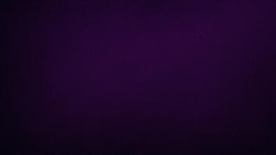 Purple background with a black dot in the middle.