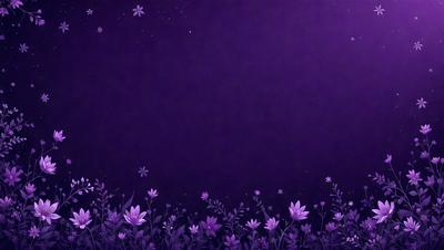 Purple flowers on a purple background.