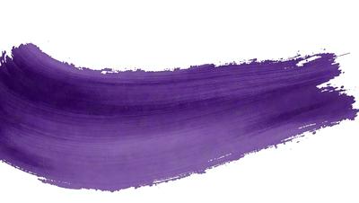 Purple paint on a white background.