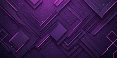The primary subject of the image is a purple and white geometric pattern. The setting is a purple background, which creates a visually striking contrast with the pattern. The visual style is a combination of digital art and illustration, giving the image a modern and artistic appearance. The dominant colors are purple and white, creating a sense of depth and complexity in the pattern.