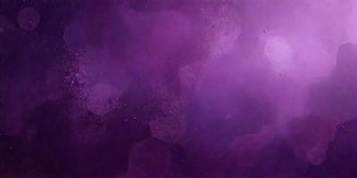 The primary subject of the image is a purple background with a starry pattern. The setting appears to be a space-themed environment, possibly a celestial or futuristic scene. The visual style of the image is a combination of digital art and illustration, creating a unique and captivating atmosphere. The dominant colors in the image are purple and various shades of blue, giving the scene a sense of depth and mystery.