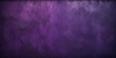 Purple wall with purple paint.