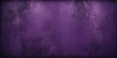 Purple wall with purple paint.