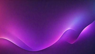 The primary subject of the image is a purple wave, which is the main focus of the scene. The wave is set against a dark blue background, creating a striking contrast. The visual style of the image is a combination of digital art and illustration, giving it a unique and artistic appearance. The dominant colors in the image are purple and blue, which contribute to a calming and serene atmosphere.