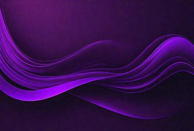 Purple, blue, and white swirls on a purple background.