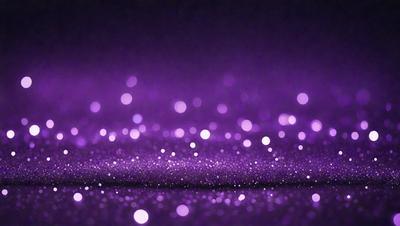 The primary subject of the image is a purple background with a pattern of white dots. The setting appears to be a dark room, and the visual style is a close-up of the purple background with the white dots. The colors and mood of the image are predominantly purple and dark, creating a moody and atmospheric scene.