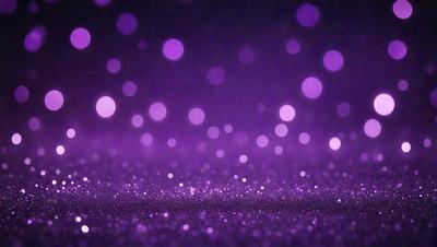 The primary subject of the image is a purple background with a pattern of white dots. The setting is a dark room, and the visual style appears to be a digital art or illustration. The dominant colors are purple and white, creating a calm and serene atmosphere.