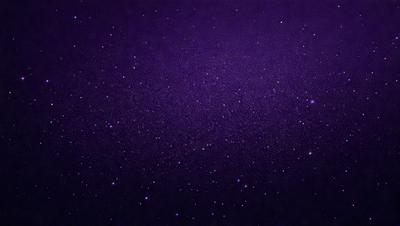 The image features a purple background with a cluster of stars scattered throughout the scene. The stars are of various sizes and are positioned at different angles, creating a sense of depth and dimension. The overall atmosphere of the image is serene and celestial, with the purple hue adding a touch of mystery and wonder to the scene.