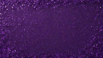 Purple glittery background with purple glittery stars.