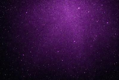 The image features a purple background with a multitude of stars scattered throughout the scene. The primary subject is the vast expanse of the night sky, with the stars creating a sense of depth and beauty. The visual style is a combination of a photo and digital art, as the purple background and the stars are both elements that can be achieved through digital manipulation. The colors and mood of the image are predominantly purple, creating a serene and peaceful atmosphere.