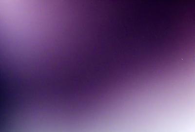 Purple sky with no clouds.