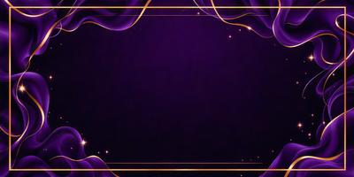 The primary subject of the image is a purple background with a yellow frame. The setting is a dark background, and the visual style appears to be a digital art or illustration. The dominant colors are purple and yellow, creating a mood of creativity and artistic expression.