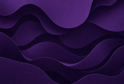 The primary subject of the image is a purple, swirling pattern that resembles a waterfall or a flowing river. The setting is a purple background, which complements the swirling pattern. The visual style is a digital art or illustration, as the pattern is intricately designed and the colors are vibrant. The dominant colors are purple and blue, creating a serene and calming atmosphere.