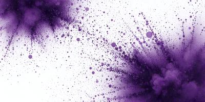 The primary subject of the image is a purple background with a pattern of purple and white dots. The setting is a white wall, and the visual style appears to be a digital art or illustration. The dominant colors are purple and white, creating a calm and soothing atmosphere.