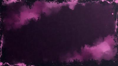 The primary subject of the image is a purple background with a black and white design. The setting is a dark room, and the visual style is a combination of digital art and illustration. The dominant colors are purple and black, creating a moody and dramatic atmosphere.