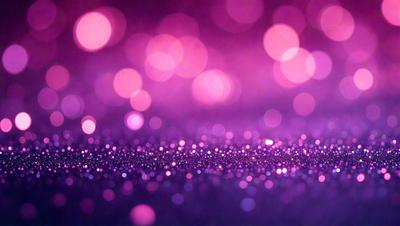 The primary subject of the image is a purple background with a pattern of pink and purple lights. The setting is a dark background, which contrasts with the bright lights. The visual style is a combination of digital art and illustration, creating a unique and eye-catching design. The colors and mood of the image are predominantly purple and pink, giving it a warm and inviting atmosphere.