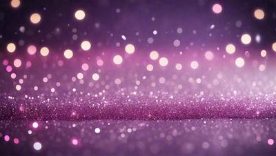 The primary subject of the image is a purple background with a pattern of pink and white lights. The setting is a dark room, and the visual style appears to be a digital art or illustration. The dominant colors are purple and pink, creating a warm and inviting atmosphere.