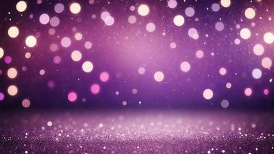 The primary subject of the image is a purple background with a pattern of pink and purple lights. The setting is a dark room, and the visual style appears to be a digital art or illustration. The dominant colors are purple and pink, creating a warm and inviting atmosphere.