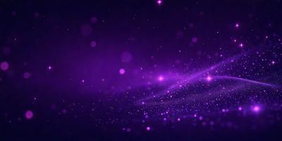 The primary subject of the image is a purple background with a starry pattern. The setting is a dark, purple space with a starry background. The visual style is a digital art or illustration, creating a unique and captivating atmosphere. The colors and mood are predominantly purple, giving the image a sense of mystery and wonder.
