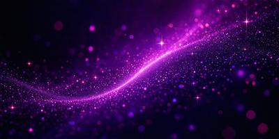 The primary subject of the image is a purple, swirling, and sparkling background. The setting is a dark background, which contrasts with the bright and vibrant colors of the purple swirl. The visual style appears to be a digital art or illustration, as the purple swirl is created with a combination of colors and patterns. The overall atmosphere of the image is lively and captivating, with the purple swirl drawing the viewer's attention.