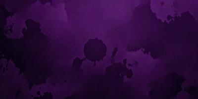 The primary subject of the image is a purple cloud with a black center. The setting is a purple background, and the visual style appears to be a digital art or illustration. The dominant colors are purple and black, creating a moody and dramatic atmosphere.