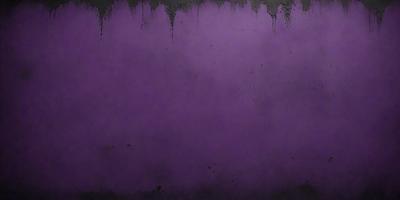 Purple wall with black spots.