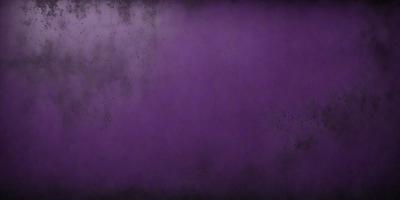 Purple background with black spots.