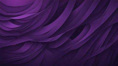 The primary subject of the image is a purple, swirling, and curved pattern. The setting is a purple background, which adds to the overall visual style. The image is a digital art piece, showcasing the artist's creativity and skill in designing intricate patterns. The dominant colors in the image are purple, which creates a calming and soothing atmosphere.