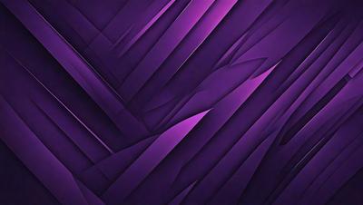 The primary subject of the image is a purple patterned wallpaper. The setting is a room with a purple wall, and the visual style is a digital art or illustration. The dominant colors are purple and black, creating a bold and striking atmosphere.