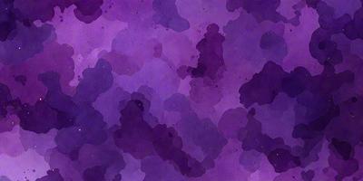 The primary subject of the image is a purple and black camouflage pattern. The setting is a purple background, which creates a visually striking contrast with the pattern. The visual style is a combination of digital art and illustration, giving the image a unique and artistic appearance. The dominant colors are purple and black, creating a bold and striking mood.