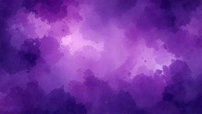 Purple clouds in a purple sky.